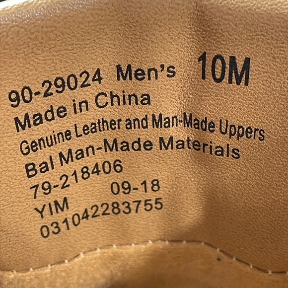 Dockers Leather Trustee Oxford Bike Toe Shoes Black 10M - Picture 5 of 15